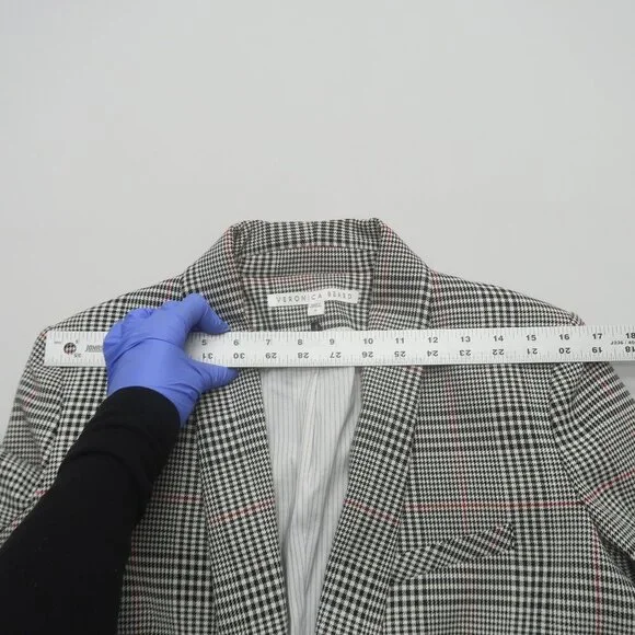 Veronica Beard Plaid Eva Dickey Jacket Blazer Size 8 - Picture 12 of 13